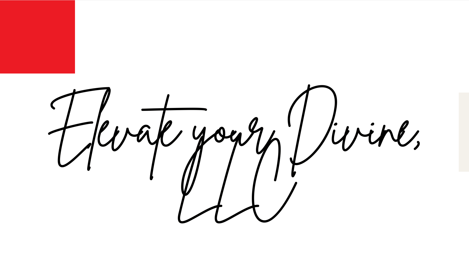 Elevate your Divine logo